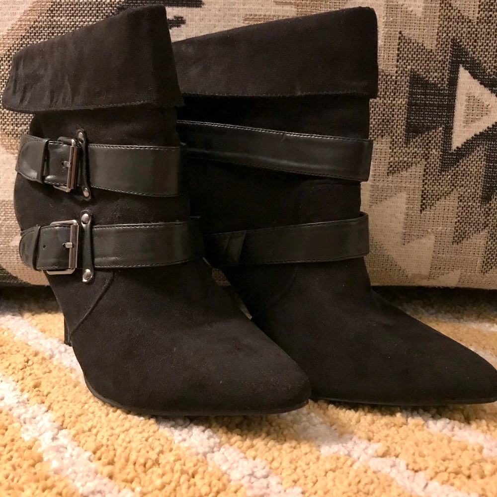 Rampage Suede Stiletto Bootie